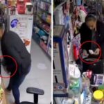 Mujer roba cartera a encargada de supermercado en Tijuana y paga con su propio dinero | Video