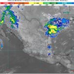 Lluvias fuertes y la posible formación de torbellinos, en México