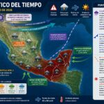 Pronostican temperaturas vespertinas calurosas a muy calurosas en la mayor parte de México