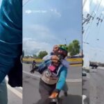Automovilista golpea a ciclista tras presunta mirada desafiante